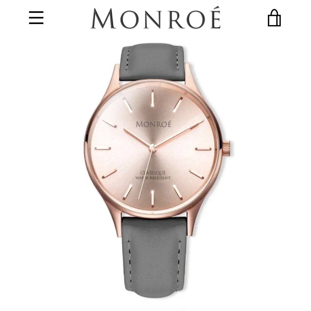 Rose Gold and Gray Women's Watch